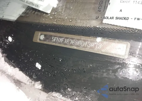 2008 Honda Pilot Ex-L из США, поврежденный, VIN 5FNYF18788B013973